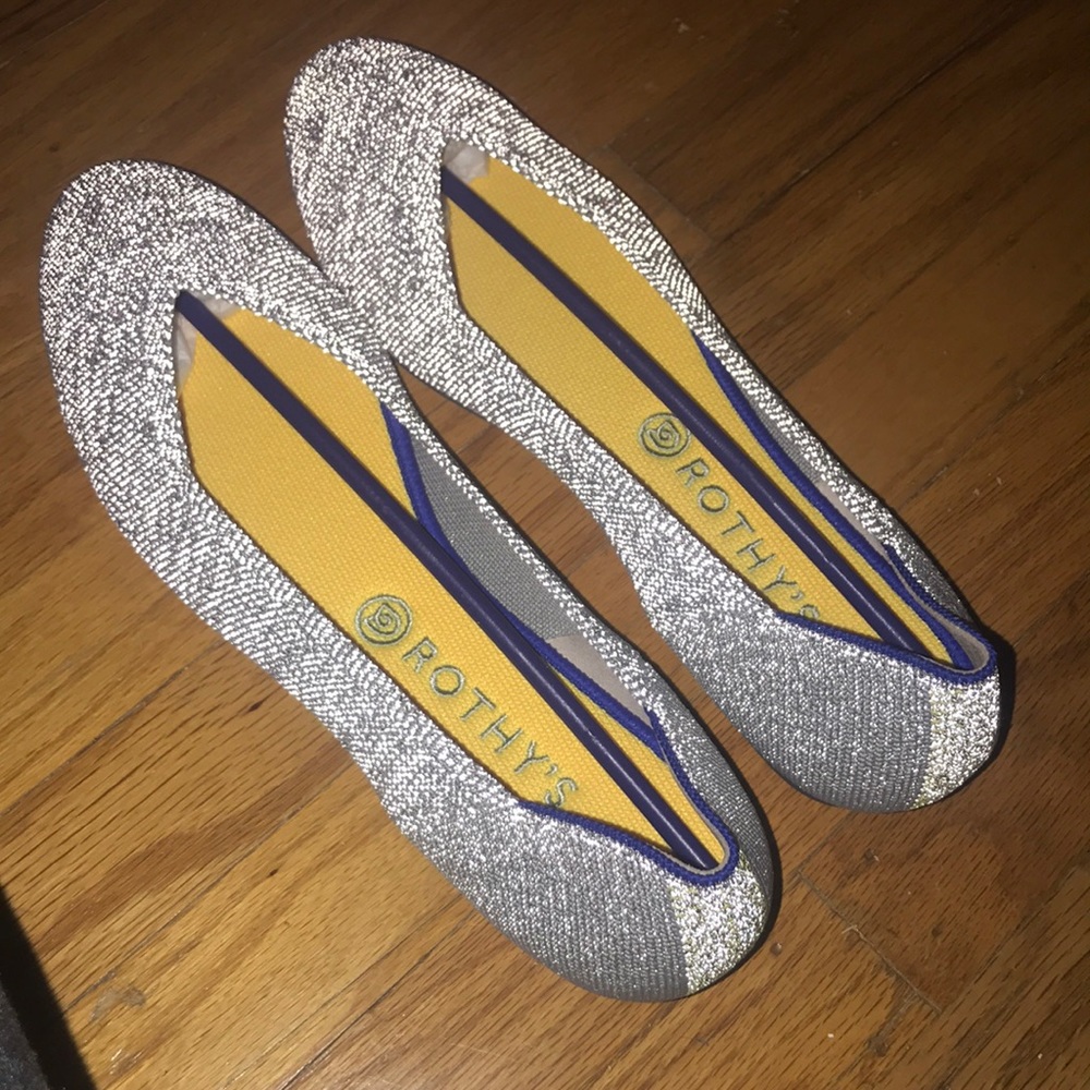 Rothys iridescent flats-Size 11